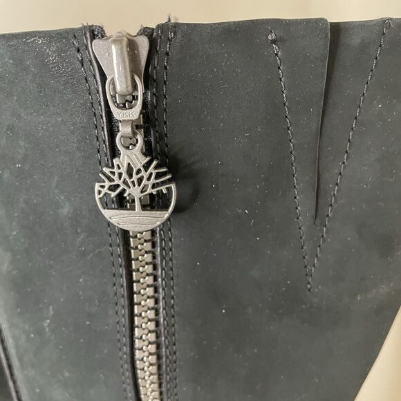 Timberland Women’s Uptown Tall Black Nubuck Leather Boots Style 98367 Sz.9.5 - Picture 12 of 15